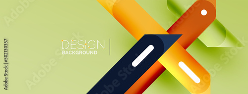Background overlapping lines. Dynamic lines abstract wallpaper. Straight lines composition vector illustration for wallpaper banner background or landing page