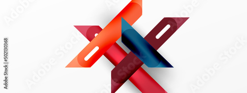 Background overlapping lines. Dynamic lines abstract wallpaper. Straight lines composition vector illustration for wallpaper banner background or landing page