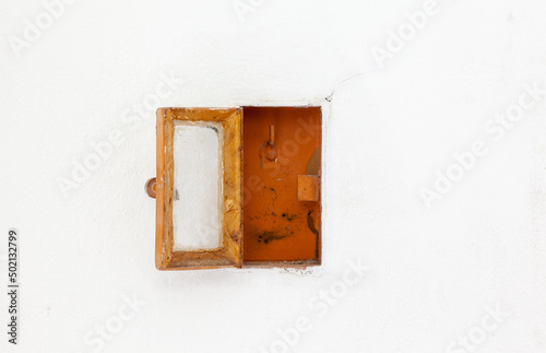 Key cabinet in the wall