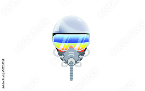 Ukraine pilot face. Use it for stop the russian military invasion рoster creation.