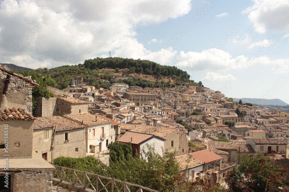 Cerchiara di Calabria a small village located in southern italy