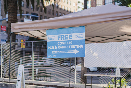 Free covid-19 PCR and RAPID Testing lab on streets during in United state of america which rapid results in less than 10 minutes and pcr results within 48-72 hours every day.