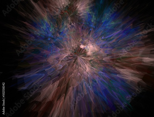 Imaginatory fractal abstract background Image