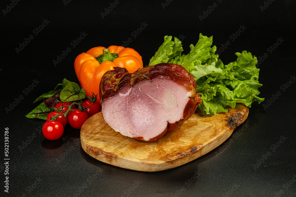 Delicous smoked pork for snack Delicous smoked pork for snack