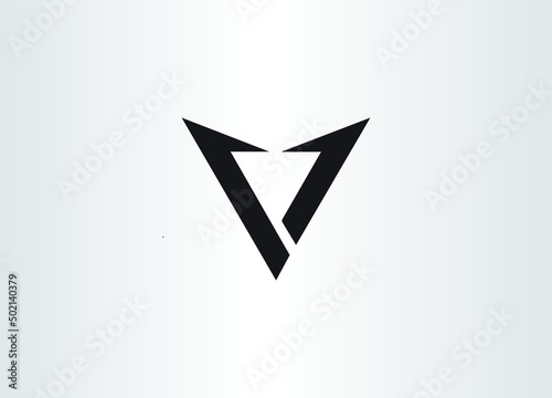 Alphabet letter V logo icon design