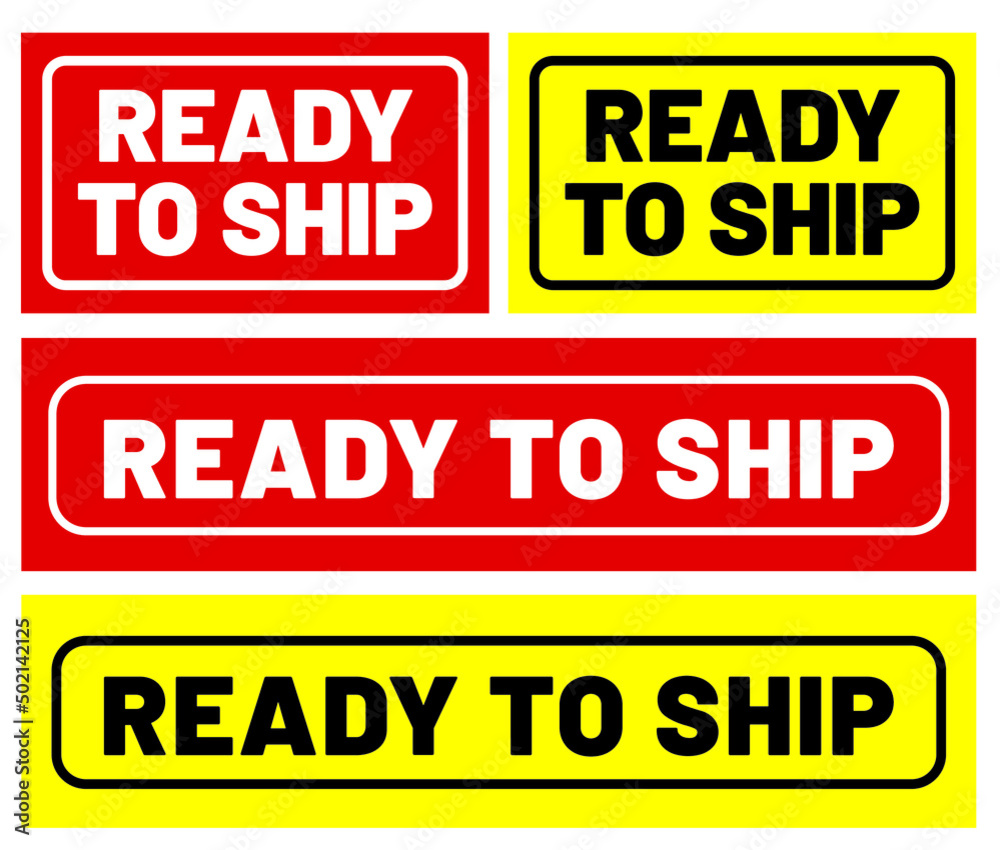 Ready to ship use for attach on parcel delivery package shipping ...