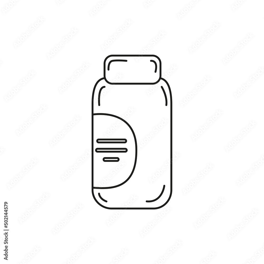 Black and white medical doodle element_26 Black and white medical doodle element_26