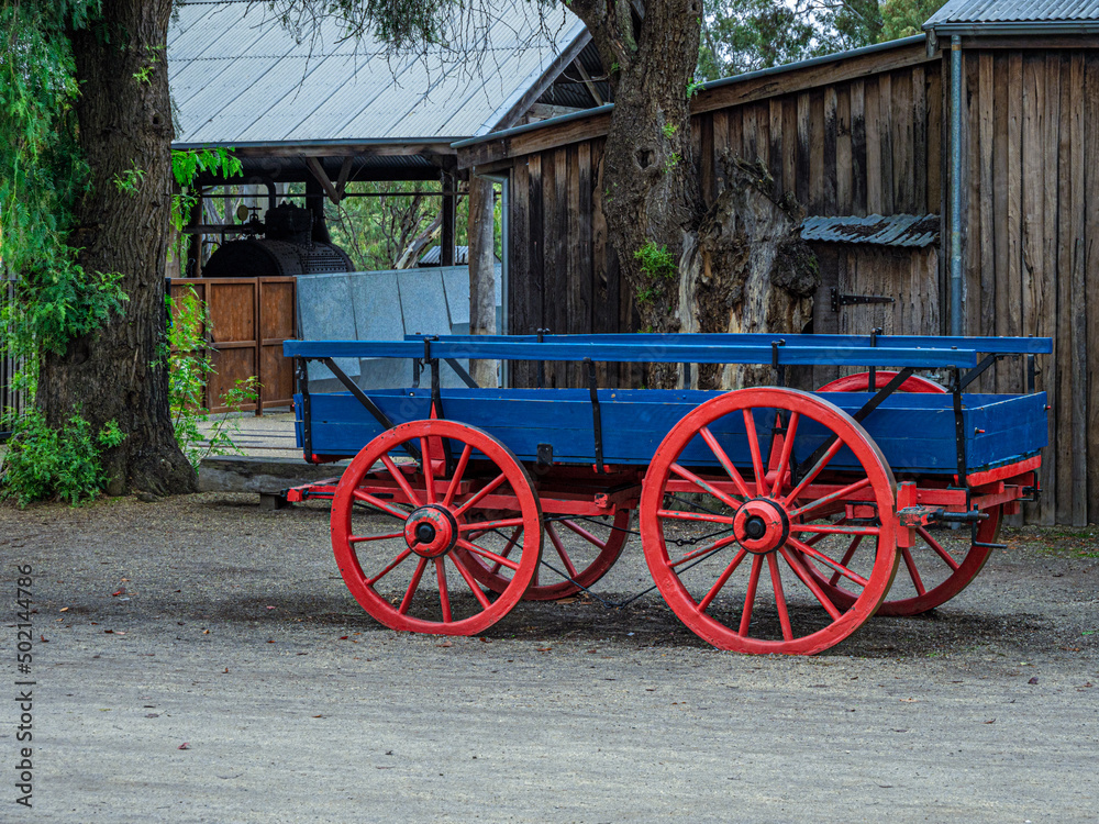 Blue Red Wagon