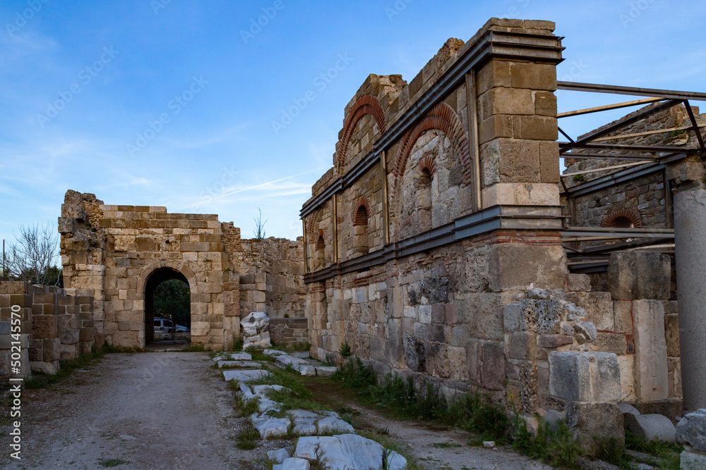 ruins of the old Side turkey