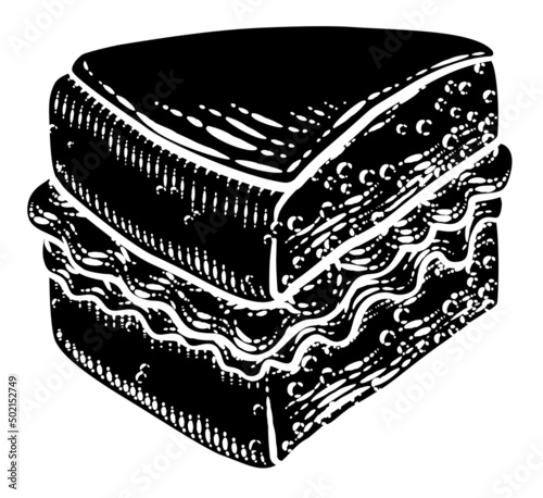 Cake Sponge Slice Jam Cream...