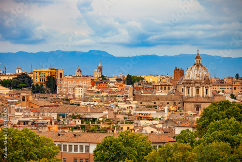 City Of Rome Cityscape In Italy