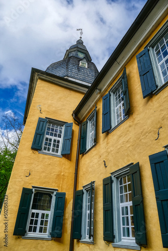 Historisches Schloss mit Turm in Wuppertal Lüntenbeck photo