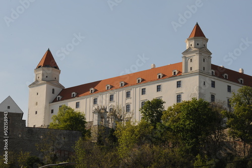 castle, Slovakia, city, Europe, architecture, tower, 