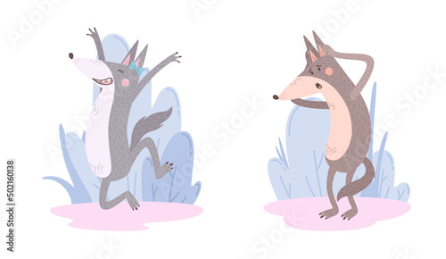 Cartoon Wolf Characters