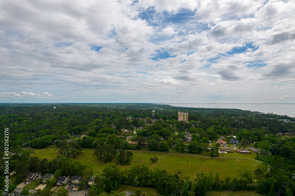 panorama of the eastern shore 