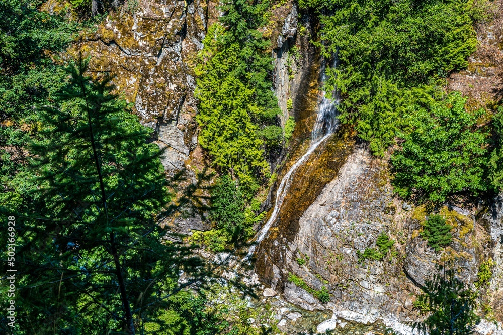 An overlooking view of nature in North Cascades NP, Washington An overlooking view of nature in North Cascades NP, Washington