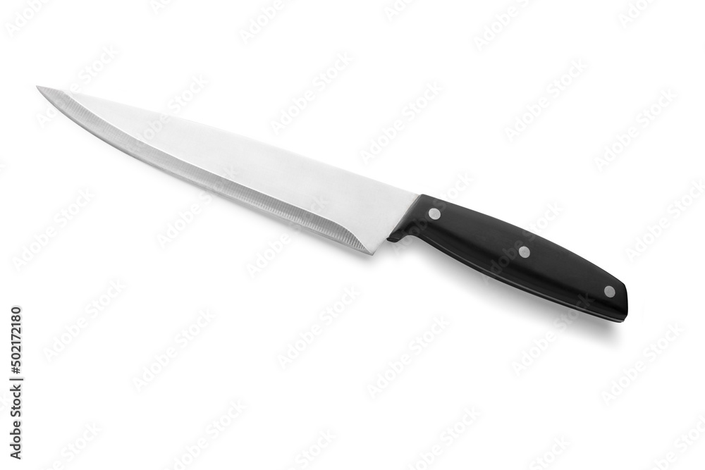 Chef knife. Isolated on white background Chef knife. Isolated on white background