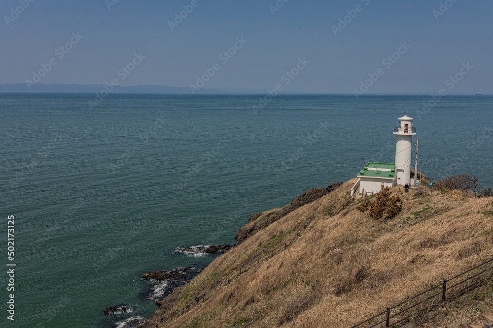 Lighthouse in the Sea of Japan Lighthouse in the Sea of Japan