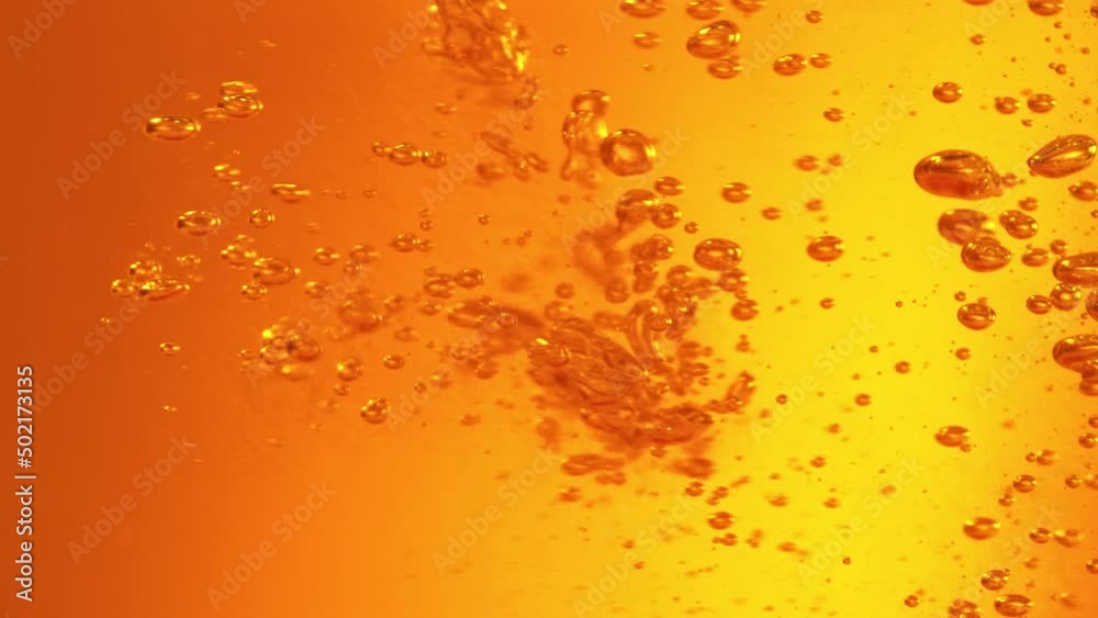 Super Slow Motion Shot of Beer Bubbles Background at 1000fps. Super Slow Motion Shot of Beer Bubbles Background at 1000fps.