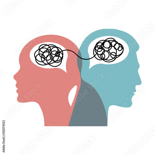 Man and woman, couple icon