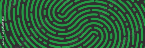Background fingerprint, print, banner identification
