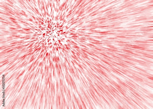 Abstract blurred shiny red light rays background