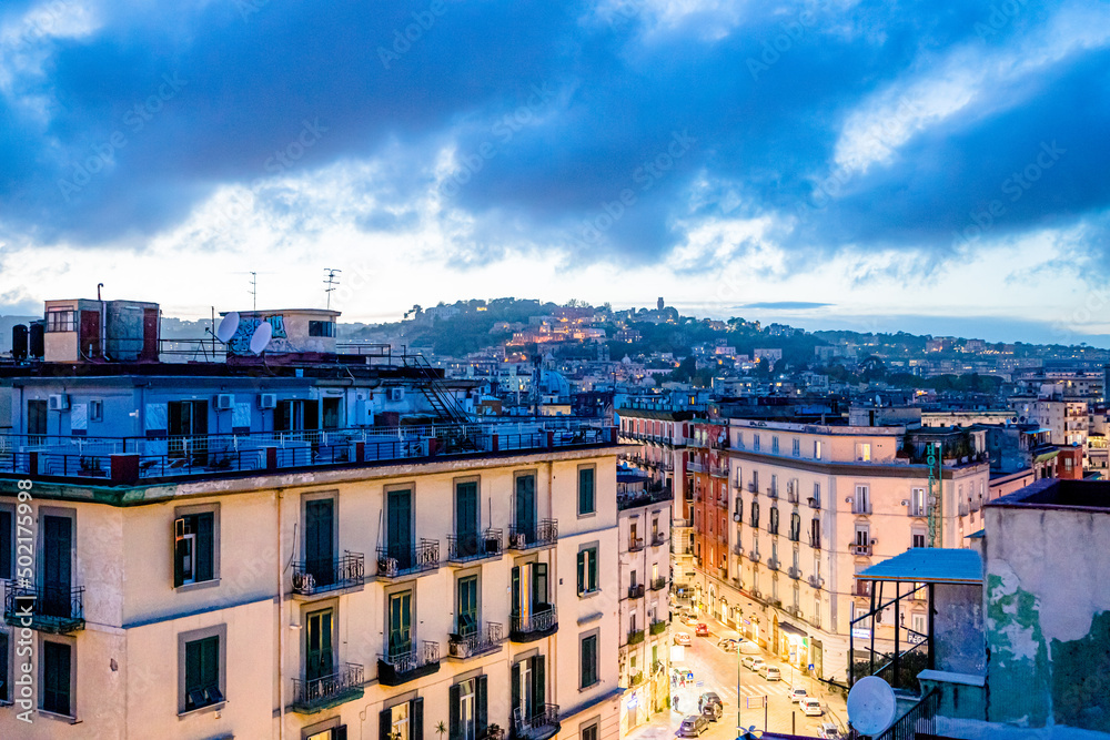 Naklejka premium Dans les rues de Naples