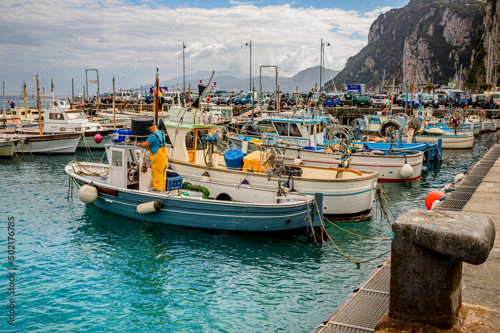 Obraz premium Le port de Capri