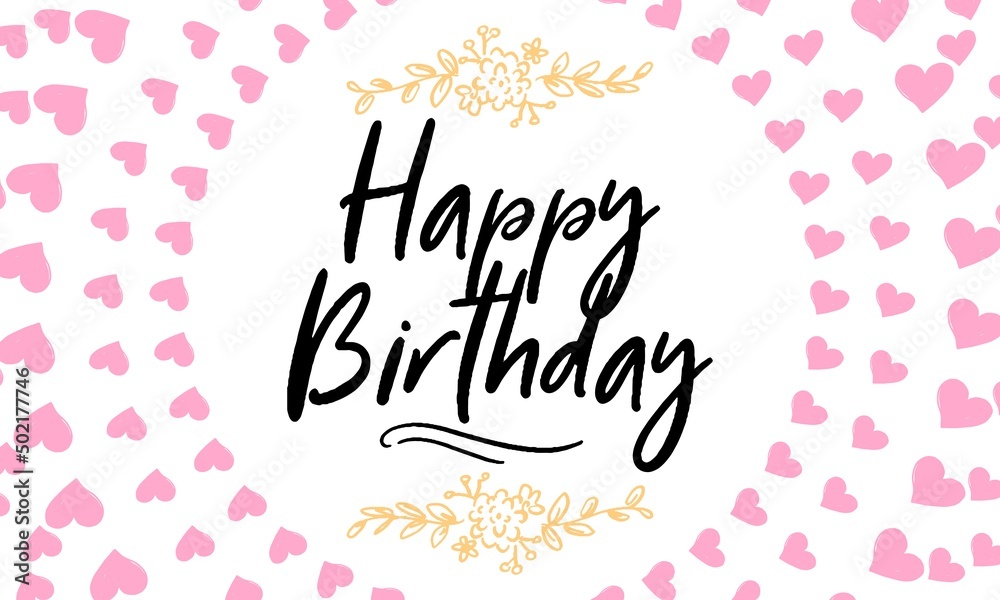 Naklejka premium Happy birthday retro vector illustration for celebration various different background, invitation card, houshold element, party related item