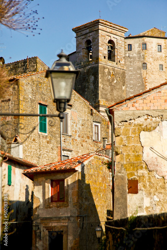 Sorano, borgo della Maremma toscana.