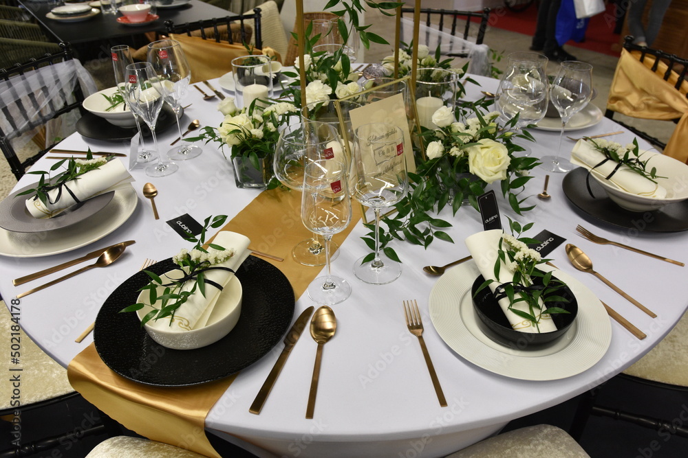 restaurant, table, tableware, plates, food, elegant dinner, restaurant, table, tableware, plates, food, elegant dinner,