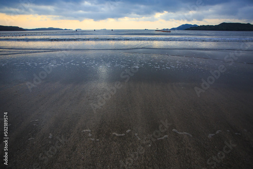seaside in a Chinese fishing village