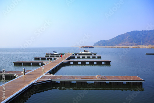 Cruise ships dock