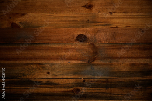 Dark wooden old and weathered rustic planks for background