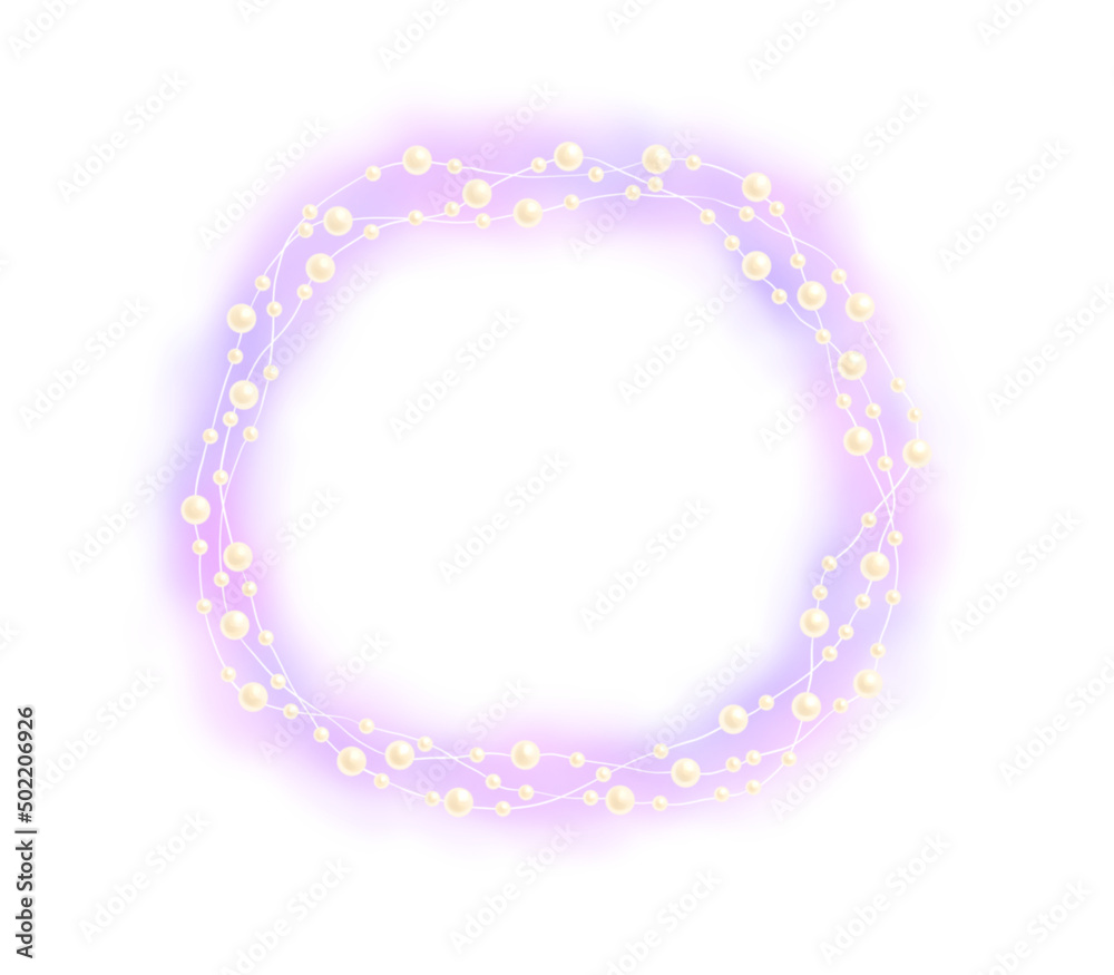 Tegs pearl frame (pink and light purple background) Tegs pearl frame (pink and light purple background)