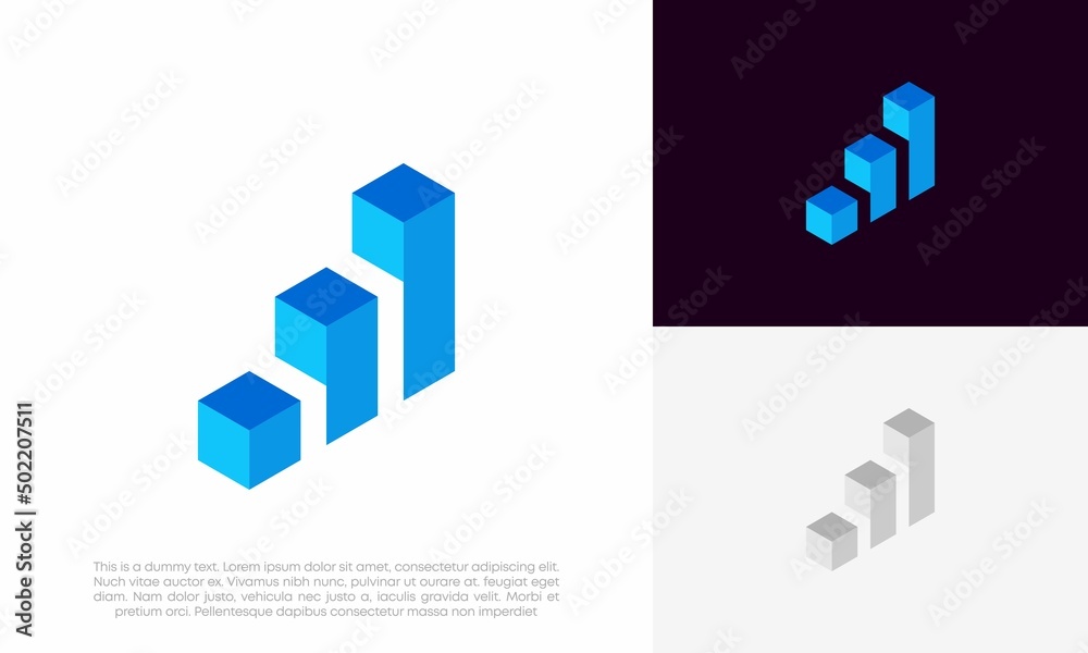 financial. chart logo design vector financial. chart logo design vector