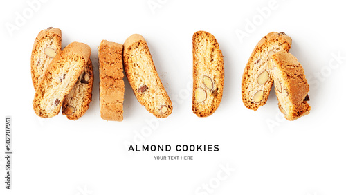 Almond cookies cantuccini collection photo