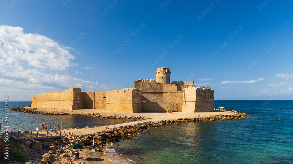 Castle in Isola di Capo Rizzuto, Province of Crotone, Calabria, Italy