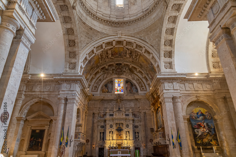 San Biagio church in Montepulciano, Tuscany, Italy