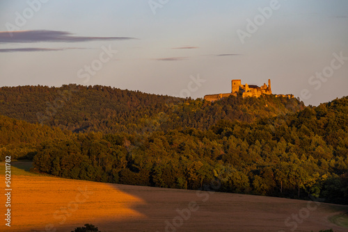 Cachtice ruins in West Slovakia photo