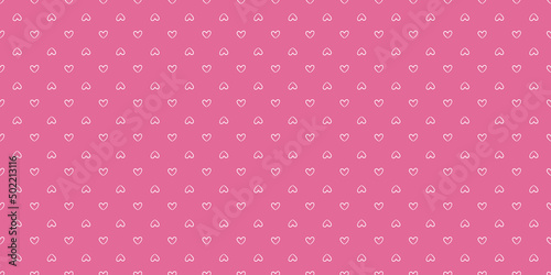 Holiday background with hearts. Seamless pattern. Valentine's day. Print for polygraphy, posters, banners and textiles