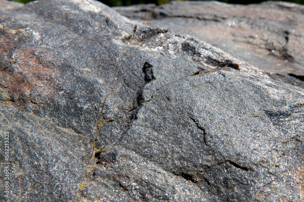 large stones for the decoration of the territory