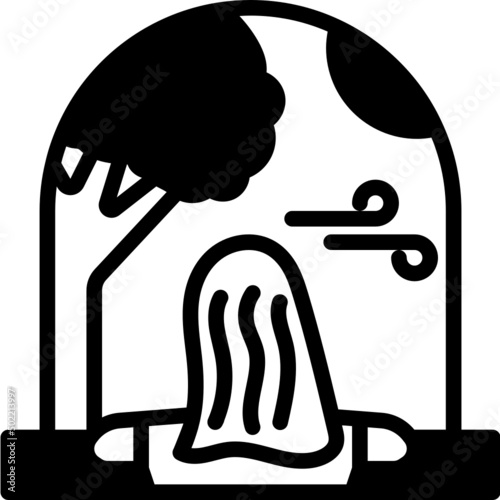 Window solid line icon