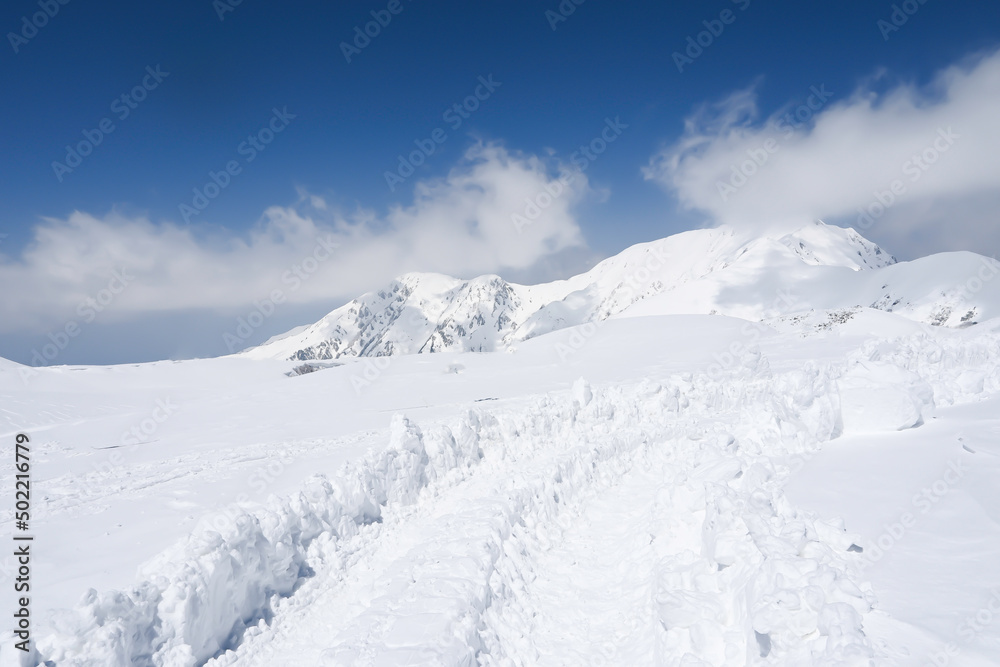 冬の立山　室堂