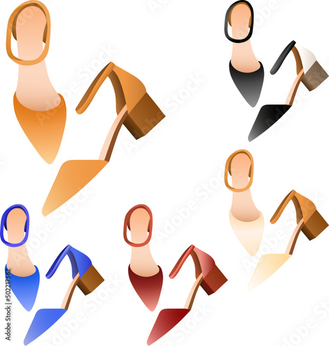 Set of shoes