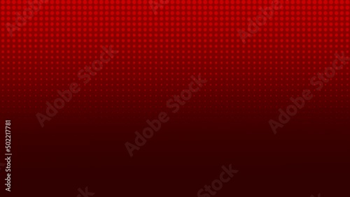 red background with dots