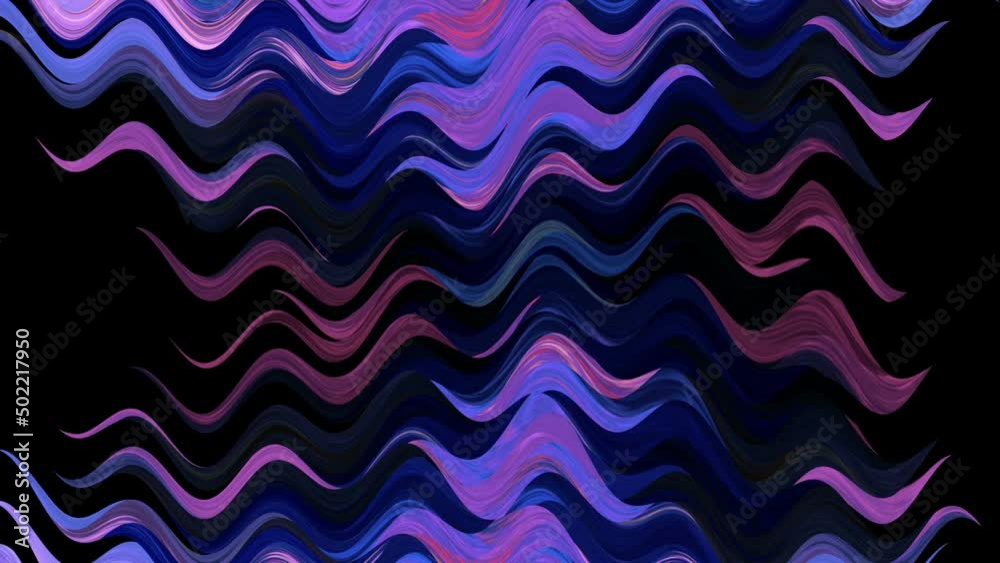 Colorful Art Waves Background Loop Colorful Art Waves Background Loop