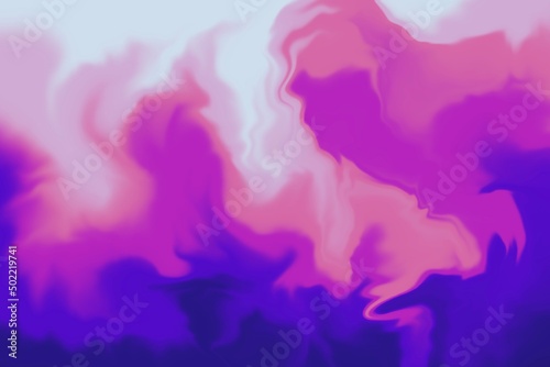 Abstract background texture style art watercolor pink blue purple color tone © foxaon