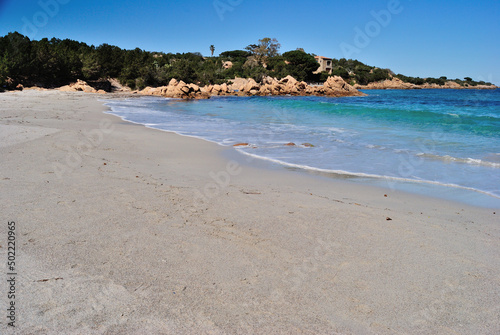 Veduta della spiaggia di Capriccioli, Costa Smeralda