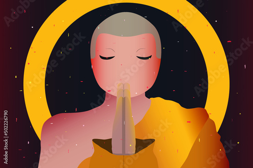 relax time with flat winter poster, flat vector illustration.